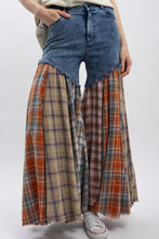 Denim Multi Plaid Patchwork Flared Blue Velvet Jeans 11/17/25 1234