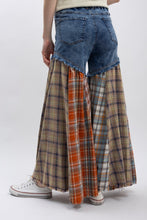 Denim Multi Plaid Patchwork Flared Blue Velvet Jeans 11/17/25 1234