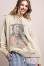 Sage Sitting Bull Print Long Sleeve Blue Velvet Pullover 11/19/25 1250