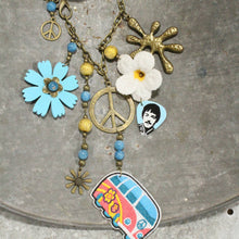 On The Road W/ The Beatles Retro Charm Necklace