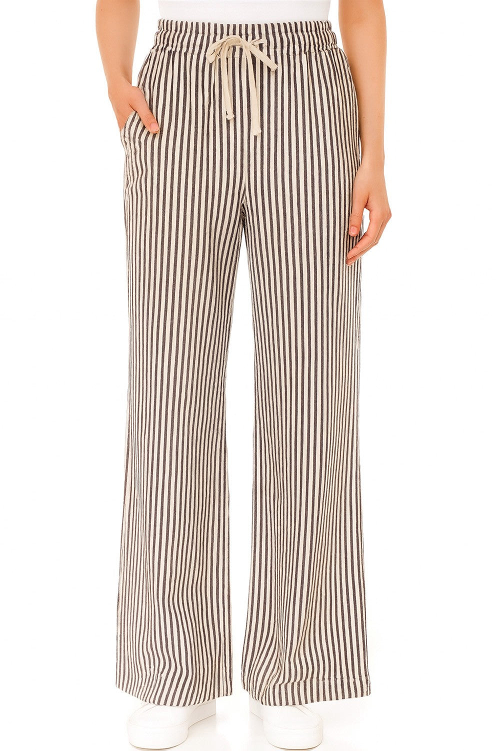Espresso Stripe Straight Leg Pants 11/17/25 1240