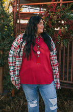 Santa Silk Back Flannel Shirt