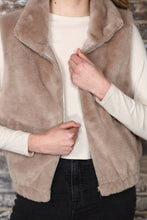 Atmosphere Faux Fur Zip Up Vest