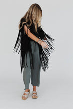 Black Showstopper Fringe Top