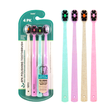 Lindo Eco-Care Polishing Toothbrushes - 4pcs/pack