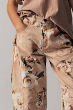 Multi Vintage Rose Print Wide Leg Urban Daizy Jeans