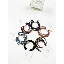 Love and Repeat Heart Beaded Basic Hair Tie Set: MIX COLOR / ONE(12)