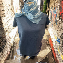 Navy Rip Tattered Rare Bird Shirt