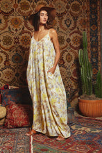 Yellow Multi Tie Dye Flowing Maxi Slip Bucketlist Dress