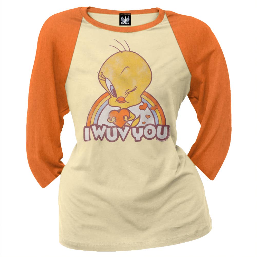 Looney Tunes - Tweety I Wuv You Raglan Tee