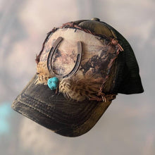 Black and Gold Wild West Trucker Hat