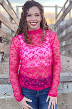 Pink Glenda The Good Lace Top