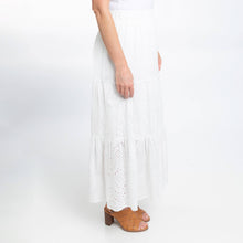 Maxi Skirt Solange Embroidered Eyelet Paneled