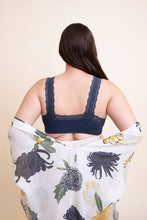 Trendy Lace Trim Bralette: White