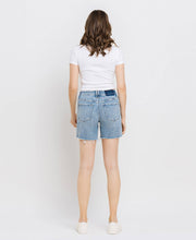 Done Deal High Rise Midi Vervet Shorts