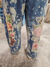 Vintage Butterfly Rose Rare Bird Overalls