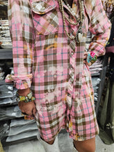 Pink Plaid Rare Bird Snapfront