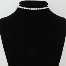 Clear Cubic Rhinestone Choker Necklace