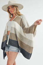 Multi Zuri Poncho Cardigan