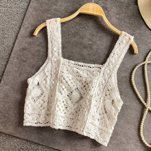 Black Crosa - Handmade Vintage Crochet Design Camisole