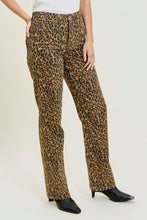 Leopard High Waist T.C. KIMBERLY Classic Straight Judy Blue Jeans