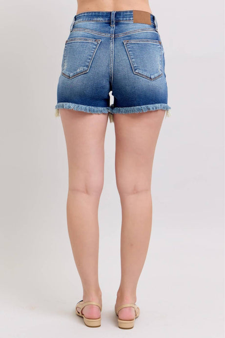 Medium 2 Button Dad Shorts w/ Destroy