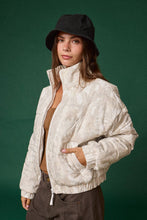 Camo Quilted Puffer Jacket