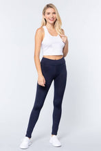 Dark Navy Workout Ankle Length Pants