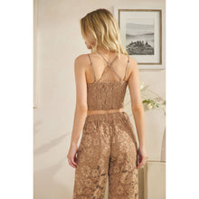 Woodsmoke Washed Back Strap Floral Lace Oli+Hali Bralette