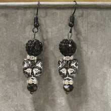 Sassy Black Cat Dangle Drop Earrings