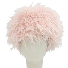Ivory Fluffy Curly Hair Winter Statement Hat