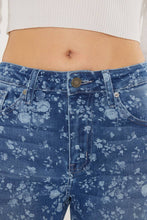 Medium High Rise Floral Flare Kancan Jeans