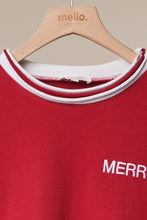 Red Christmas Back Lettering Sweatshirt