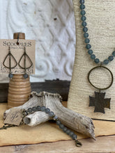 Smokey Bar Hoop Earrings