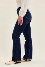 Dark Mid Rise Petite Dark Wash Bootcut Judy Blue Jeans