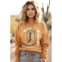 Mineral Grey Walk Worthy Graphic Sweatshirt