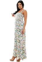 Meadow Bloom Sleevless Floral Maxi Dress