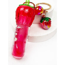 Strawberry Charm Keychain Lip Gloss Set: PINK MULTI / ONE(12)