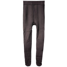 Beige Faux Sheer Fleece Lined High Waisted Thermal Tights