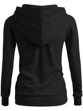 Black Lightweight Thin Zip-Up Hoodie Jacket