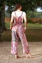 Floral Pink Hippie Overalls