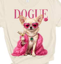 Natural Carlita the Chihuahua Dogue Glam Dog Rhinestone Graphic Tee