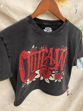 Outlaw Relaxed Cropped Acid wash T-shirt