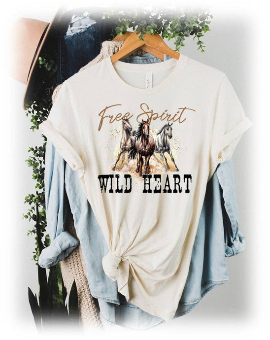 Natural Free Spirit Wild Heart Tee