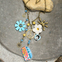 On The Road W/ The Beatles Retro Charm Necklace