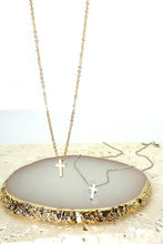 Silver Mini Cross Necklace