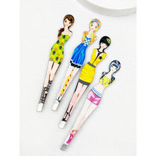 Professional Girl Eyebrow Tweezer: MIX COLOR / ONE(12)