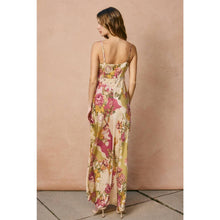 Patchwork Floral Meadow Romance Lace Detail Maxi Dress