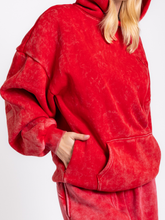 Kingdom Essential Hoodie - Snow Wash - True Red: Snow Wash - Forgiven - True Red / XS