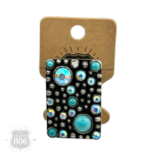 AB Western burnished rectangle ring